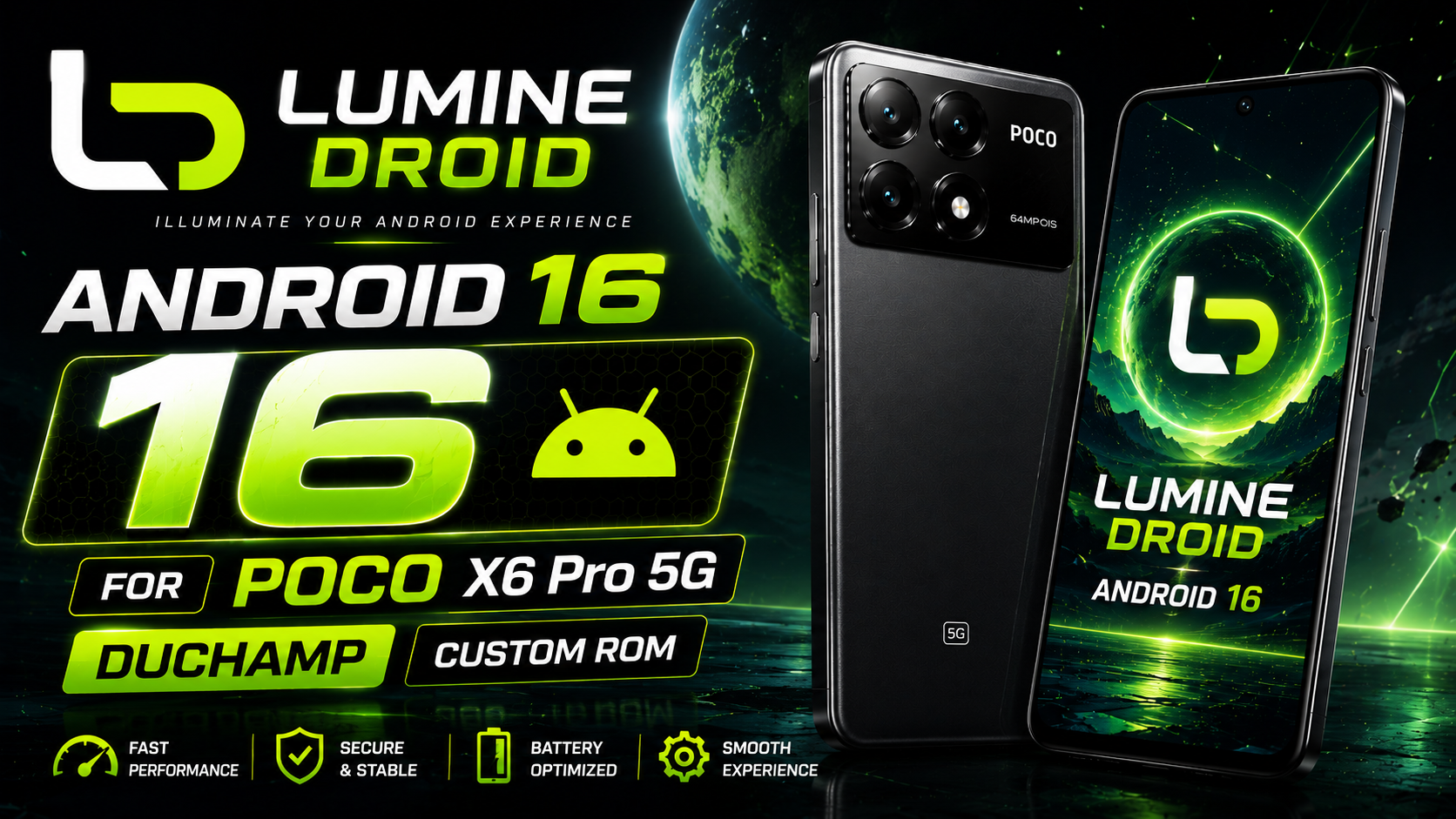 Zendroid HyperOS 3 for Poco X6 Pro 5G